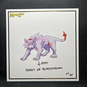 Metazoo Kickstarter Print Beast Of Bladenboro Artist Signed Autograph 27/35